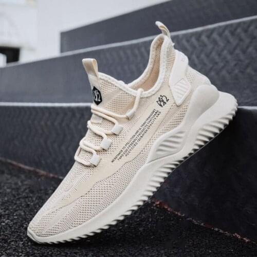 Mens Casual Sports Brand Shoes, Breathable Mesh Sports Shoes, Lightweight Fashion Vulcanized Shoes, Outdoor Hiking Shoes 2020