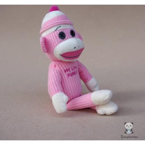 Soft Stuffed Animal Kawaii Baby Toy Cute Rainbow Sock Monkey Doll Plush Monkey Kids Toys Gift Shops