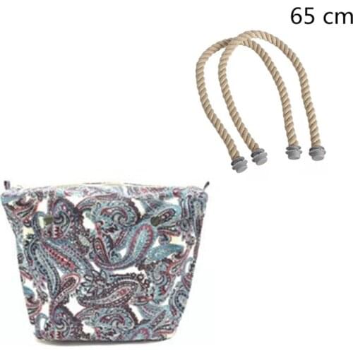 NEW blue summer rope set CANVAS BAG AND 65 CM BAG HANDLES FOR OBAG CLASSIC BAG