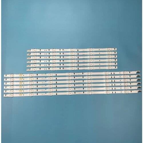 New Kit 12 PCS LED strip for Samsung UE55H6300A D4GE-550DCA-R3 D4GE-550DCB-R3 BN96-30432A BN96-30431A BN96-30430A 30429A