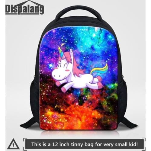 Kids Cute School Bag Bookbag Animal Unicorn Universe Space Kindergarten Backpacks For Little Boys Girls Rucksack Children Rugtas