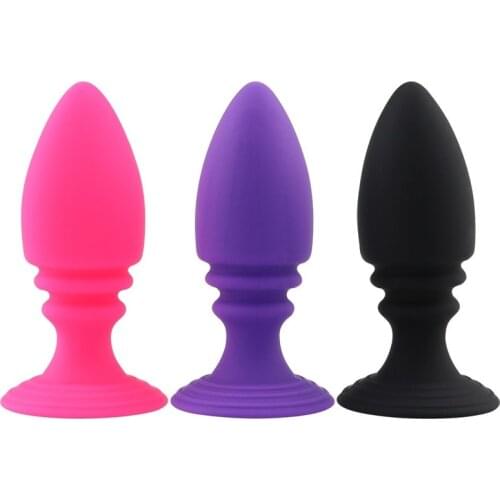 Silicone Butt Plug Anal Plugs Unisex Sex Stopper Adult Toys for Men/Women Anal Trainer For Couples SM