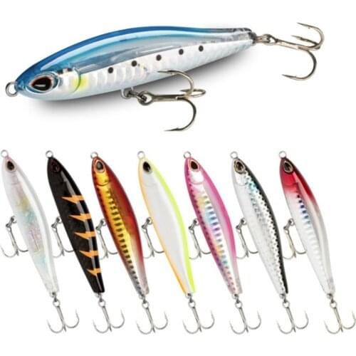 Walk Fishing Lure 8cm 18g Long Casting Pencil Popper Splashing Top Water Floating Lifeliked Action Hard Bait