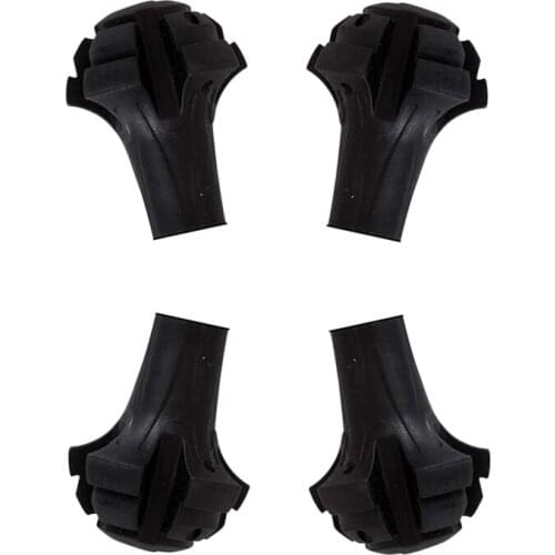 XSXS--Four Pack of Extra Durable Rubber Replacement Tips (Replacement Feet/Paws / Ferrules/Caps) for Trekking Poles - Fits All S