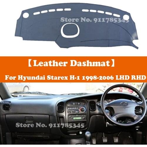 Suede Leather Dashmat Accessories Car-Styling Dashboard Covers Pad Sunshade For Hyundai Starex H-1 H1 1997 1998-2004 2005 2006