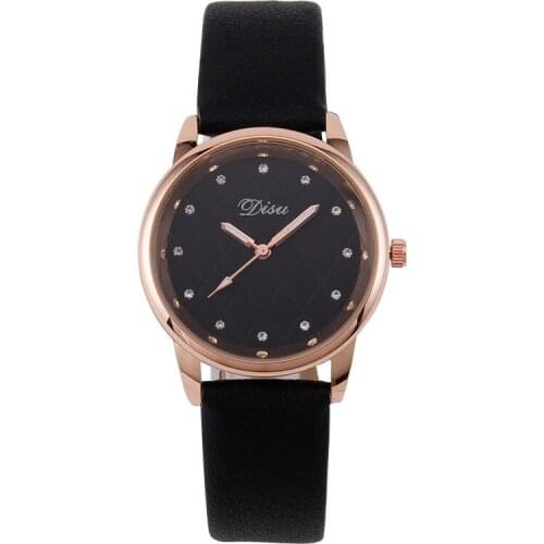 Womens Watches Fashion Casual Womens Simple Style Quartz Leather Strap Wristwatch