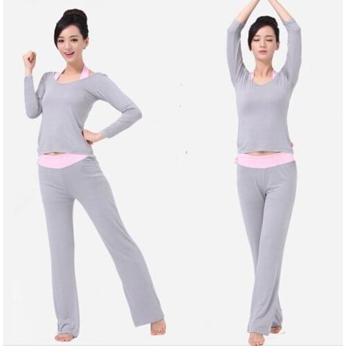 Women Yoga Set Sports Suits Gym Wear Workout Fitness Jogging Training Bra Top Pants 3 Pcs