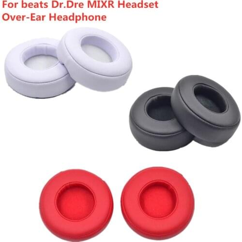 1 Pair Replacement Repair Parts For beats Dr.Dre MIXR Headset Over-Ear Headphones Protein Leather