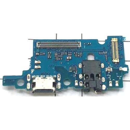 10PCS USB Port Charging Board For Samsung Galaxy M51 M515F USB Charging Dock Port Flex cable Repair Parts
