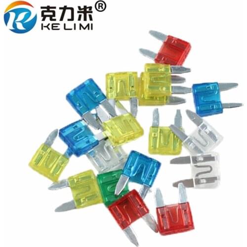 KELIMI mixed batch Car Mini Fuse 10A 15A 20A 25A 30A Mini blade Fuses Car Auto Truck Motorcycle Caravan Boat Fuse Holder