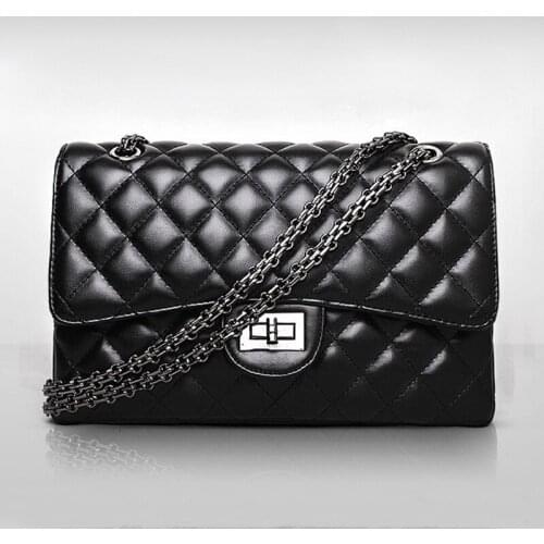 2021 European and American Fashion Casual Rhombus Chain Bag High Quality All-match Lady Bag Shoulder Messenger Bag Female Bag