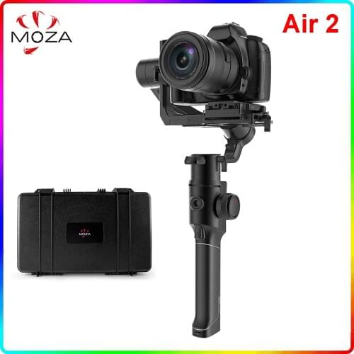 Moza Air 2 3-Axis Handheld Gimbal Stabilizer Hard Protection Carrying Case for A7S A7R3 GH4 DSLR Mirrorless Camera Payload 4.2kg