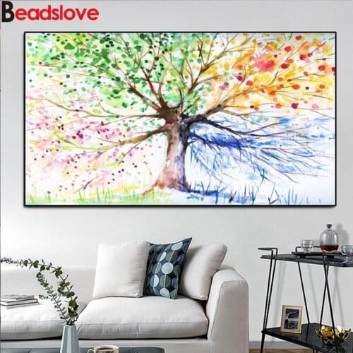Abstract Rich Tree Diy 5d Diamond Painting cross stitch full square drill mosaic Diamond Embroidery home decor drop shipping