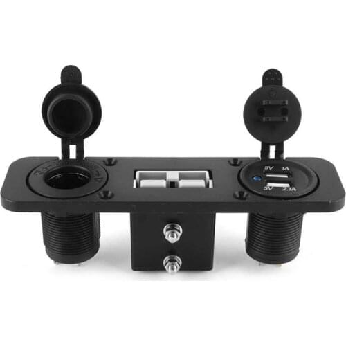 Adapters Sockets 50A 600W USB Charger Socket Cigarette Lighter Fireproof Flame Retardant for Ships Yachts Motorhome araba