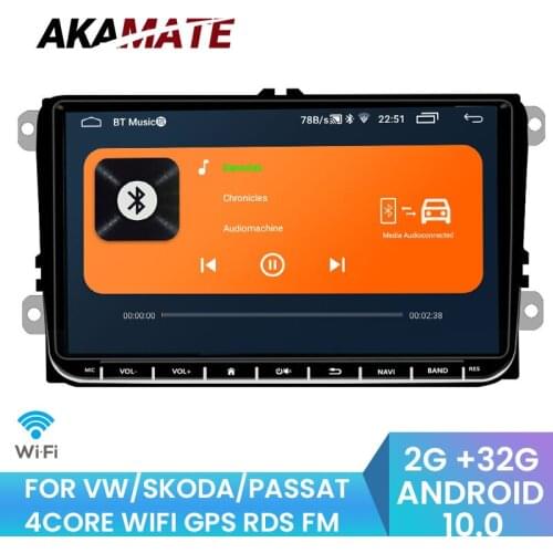 Android 10.0 Car Radio 4G 64G GPS Navigation Multimedia Video Player FM AM Car Player Internet Radio WIFI For 9" Universal VW