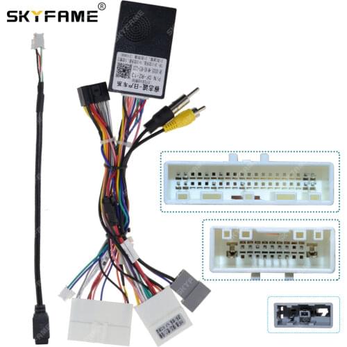 SKYFAME Car Wiring Cable Adapter Canbus box For ALTIMA TEANA Qashqai Tiida Kicks Sylphy Murano DECODER line