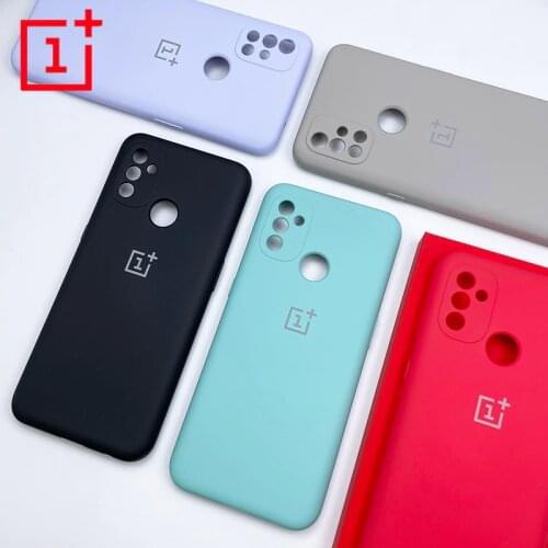 For OnePlus Nord N100 N10 Case Liquid Silicon Back Cover 1+ One Plus Nord N 100 10 Soft TPU Camera Full Protectiver Shell
