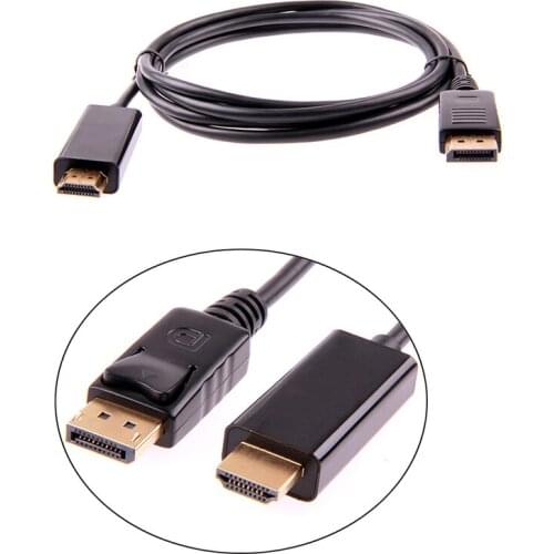 DisplayPort Display Port DP Male to HDMI Male M/M Cable Adapter for MacBook Air Dell Monitor