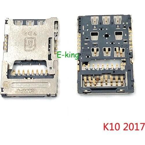 For LG K10 2017 SIM Card Reader Holder Connector Socket Slot Flex Cable Repair