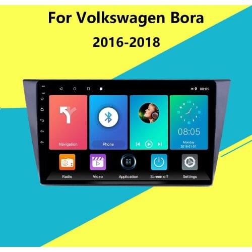 For Volkswagen Bora 2016-2018 2 Din Car Radio GPS Navigation Multimedia Player Android Auto Stereo player