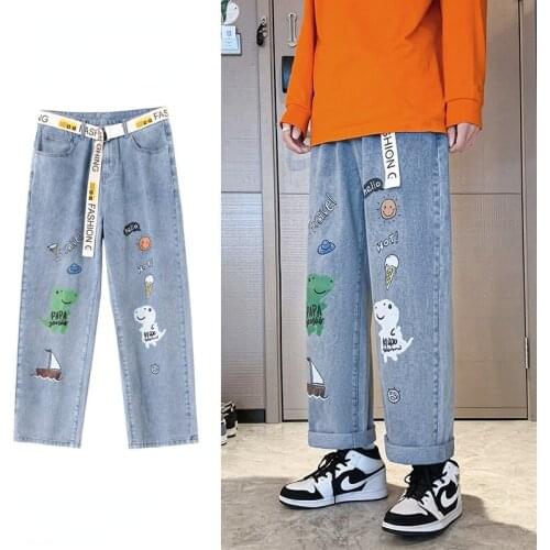 ESDAF Straight Jeans For Men