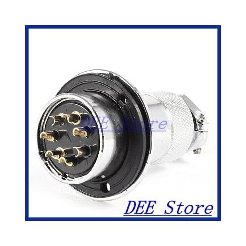 Flange Fixing Waterproof GX30-7 7Pin 30mm Eletrical Deck Aviation Plug
