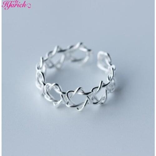 Hfarich Fashion Ring Open Beach Starfish Shaped Rings for Women Birthday Gifts