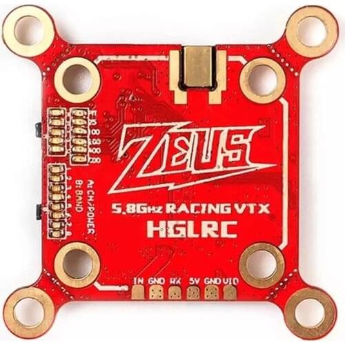 HGLRC Zeus VTX 20/30mm 800mW Switchable 5.8G 40CH Built-in Microphone 6-26V for RC FPV Racing Freestyle Drones