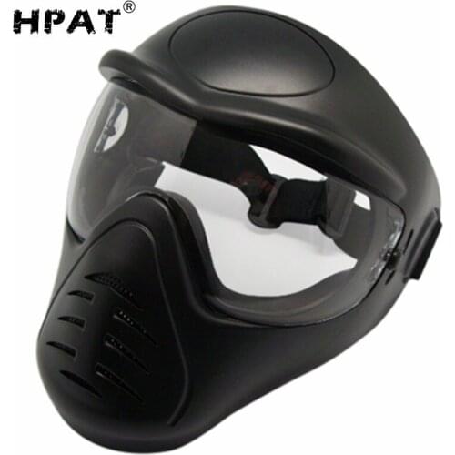 HPAT APS Heavy Duty Paintball Mask with Anti Fog Single Lens