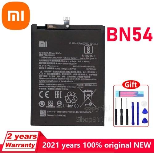 Jiansu Xiaomi Redmi Note 9 4G Phone Batteries China