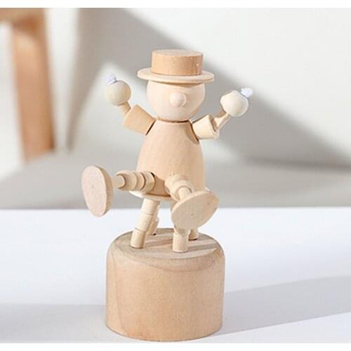 Nordic Creative DIY Wooden Crafts Animal Bucket Toy Kawaii Animal Solid Wood Ornaments Wedding Decoration Childrens Toys Home