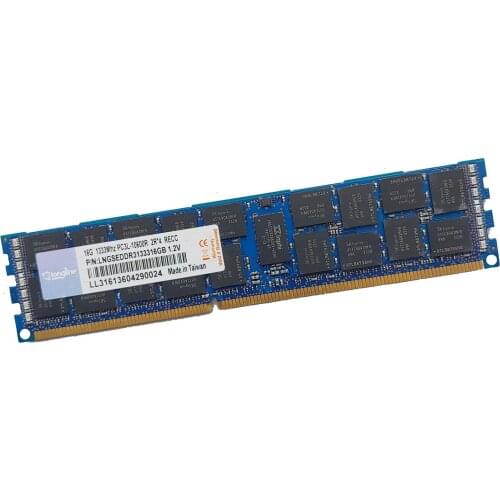 Longline 16GB DDR3 1333MHz Server Memory CL19 PC3-10600 DIMM ECC REG 1.5V 240PIN LNGDDR3627812-B21SRV/16GB