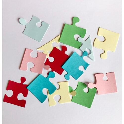 MEET HUANG House Shape Puzzle Metal Cutting Dies For DIY Scrapbooking Album Paper Cards Decorative Crafts Embossing Die Cuts
