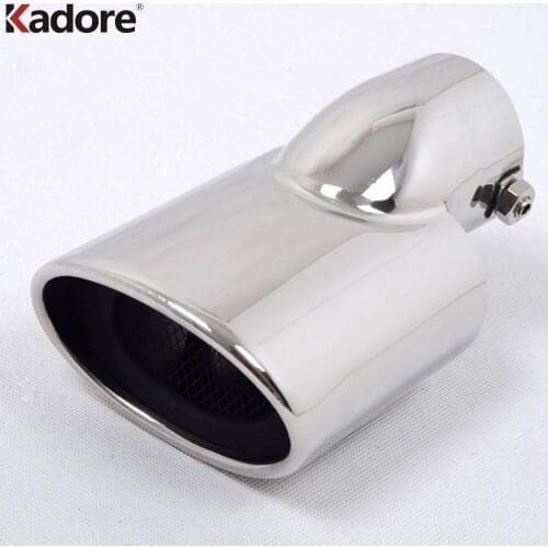 Rear Tail Exhaust Muffler Tail Pipe Cover Trim For Chevrolet Cruze 2009 2010 2011 2012 2013 2014 Stainless Steel Car Accessories