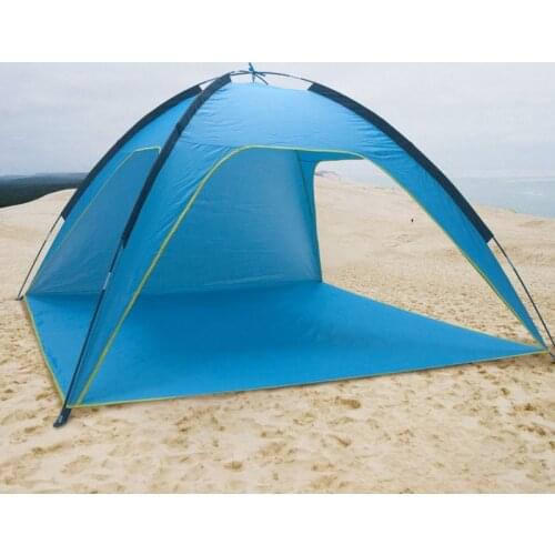 Outdoor Camping Sun Shelters Tent UV Protection Beach Tents Sun Shade Awning Shelter Equipemnts 3-sides Wind Spacious Tents