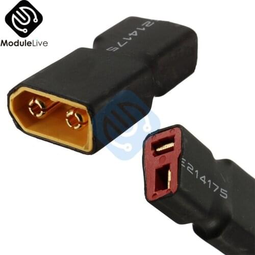New RC XT60 Male To Deans Plug Female T Connector Adapter Car Plane Lipo Battery Diy Kit Eletronic Tool