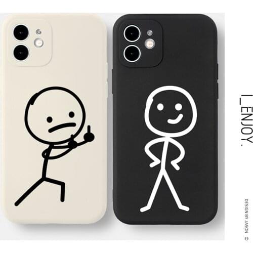 Official Original Soft Silicone Case for Apple iPhone 11 12 13 Pro MAX SE 2020 XR XS X 6 6s 7 8 Plus Shockproof Cute Phone Cover