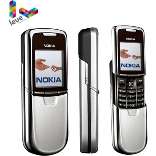 Original Nokia 8800 Mobile Phone 2G GSM Tri-band Unlocked Classic 8800 Refurbished Phone Russian Arabic Keyboard & 3 Colors