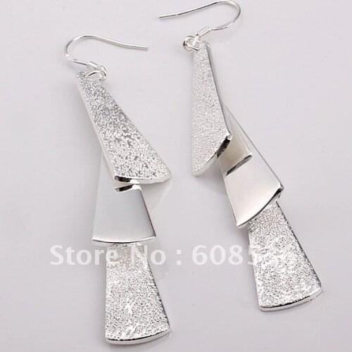 Silver color platedr earring, jewelry,Brand New E15
