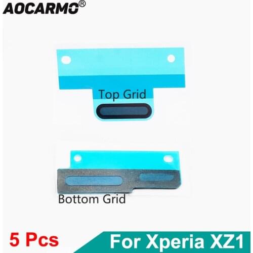 Dower Me 5Sets/Lot For Sony Xperia XZ1 G8341 G8342 Top Ear Speaker Dust Mesh Bottom Loudspeaker Dust Net Speaker Grid