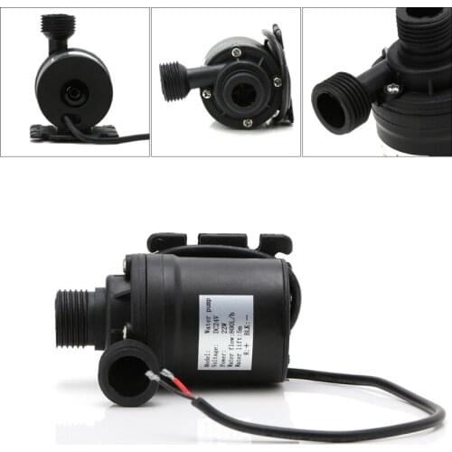 800L/H 5m DC 12V 24V Solar Water Heater Brushless Motor Circulation Water Pump A6HB