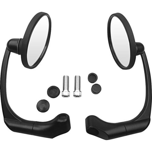 Universal Motorcycle Round Mirror Motorbike Street bike Side Mirrors Rearview Scooter Mirror 8/10mm For Honda Suzuki Kawasaki