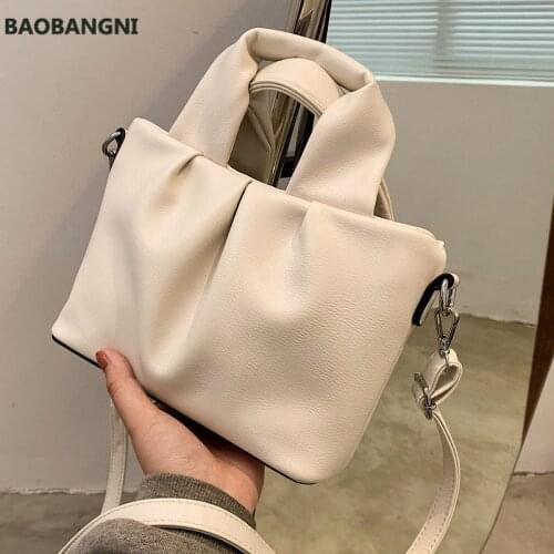 High-quality Retro Bag Handbags New Trendy Fashion Ladies Western Style Fold Messenger Bag High-quality Shoulder Bag