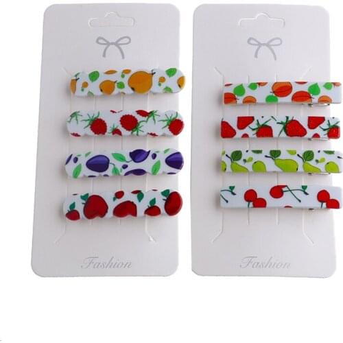 2020 New Arrival hot sale Korean version of INS barrettes cross border hairpin multiple colors hairornament headwear