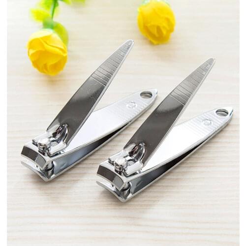 1/2PCS Nail Clipper Stainless Steel Hand Nail Toe Cutter Trimmer Manicure Pedicure Care Scissors Trimmers Nail Art Tools