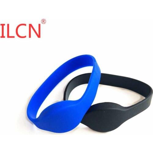 125KHz ID RFID Only Read Waterproof Wristband Smart Tag Keyfob Proximity EM4100 Bracelet Tag 65mm For Access Control Card 1pcs