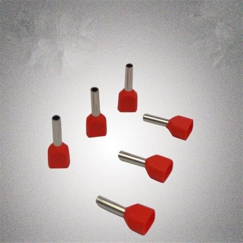 1000pcs/Lot 14 AWG 2.5mm2 Pre-Insulated Terminals Wire Ferrules End Sleeve TE2510