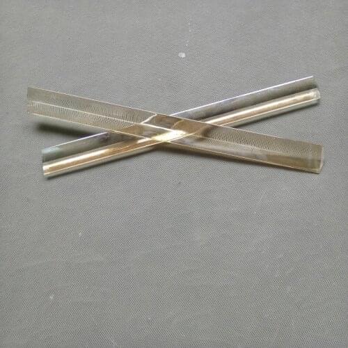 25mm Wide 250mm Long Triangular Crystal Strip Bar Amber Lighting Accessories DIY 20pcs