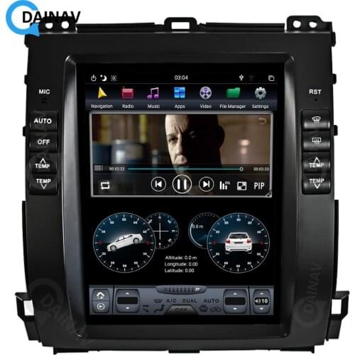 Car Multimedia Player GPS Navigation for Land Cruiser Prado 120/for Lexus GX470 2002-2009 car audio radio Stereo
