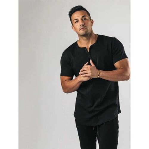 Brand Mens Clothing Sport Polo Shirts Gym Fitness T Shirt Men Summer Fashion Short Sleeve Polos Cotton Bodybuilding Tshirt